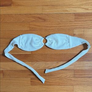 Monday Swimwear Costa Rica Top Ivory Crinkle Size Small